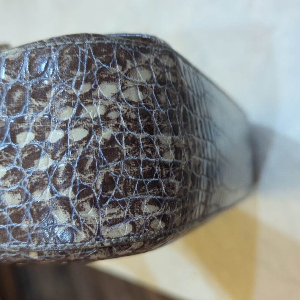 Authentic Salvatore Ferragamo Python Leather Smal… - image 8